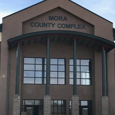 Mora County Courthouse Acrylic Cut Aluminum Lettering