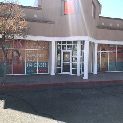 First Financial Credit Union Perforated Window Graphics