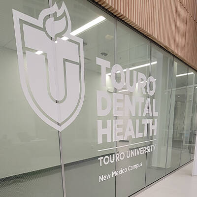 Vinyl Window Graphics - Touro College of Dental Medicine
