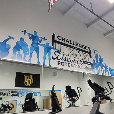 Vinyl Wall Graphics - Weil Construction