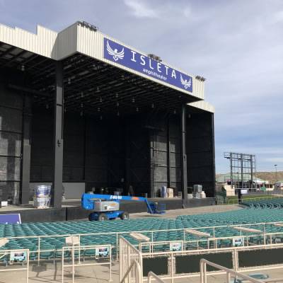 60'w x 8'h Grand Format Aluminum-composite Panel Sign for Live Nation at Isleta Resort and Casino
